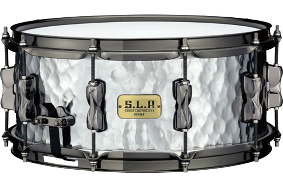 Tama LST146H S.L.P. Expressive Hammered Steel Snare 14"x6" image 1