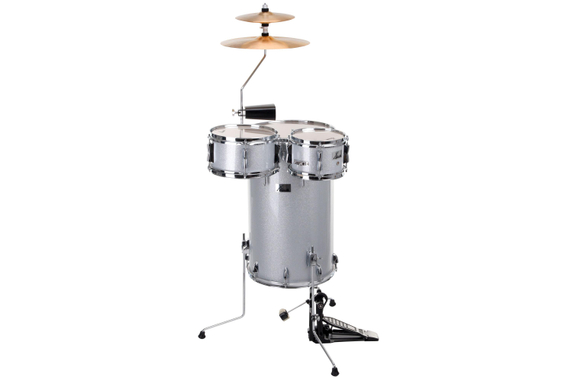 XDrum Club Cocktail Drum Kit Silver Sparkle image 1