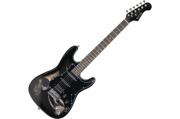 Rocktile Pro ST60-SK E-Gitarre Skull image 1