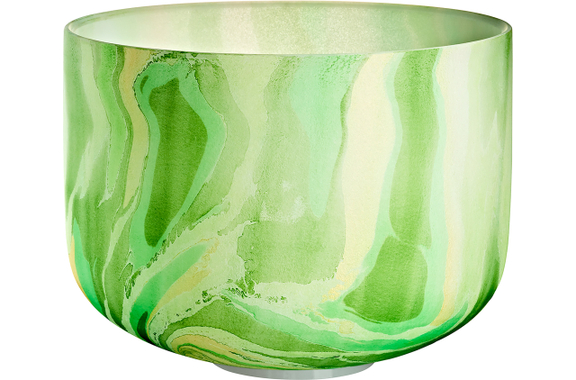 Meinl Sonic Energy MCSB10E 10" Ciotola Cantante in Cristallo Marmo F4 Verde image 1