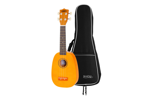 Classic Cantabile US-100P NAT Sopraan Ukulele Pineapple Set incl. Tas image 1