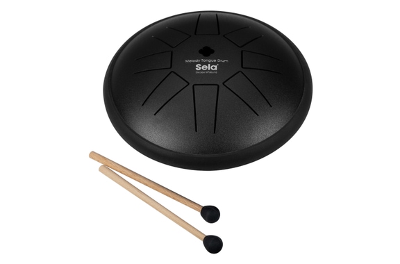 Sela Melody Tongue Drum 6" C Major Black image 1