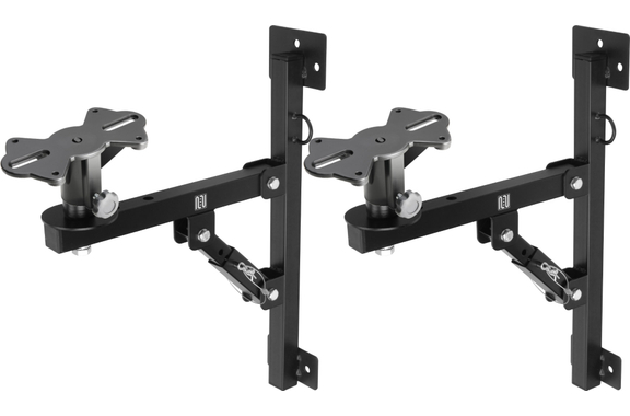 Pronomic WSM-1 Boxenwandhalter Paar inkl. Lautsprecherflansch Set image 1