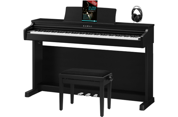 Kawai CX202B Pianoforte Digitale Nero Satinato Set image 1