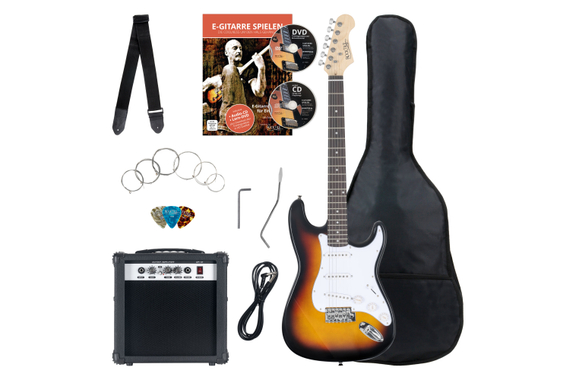 Rocktile Banger's Pack E-Gitarren Set, 8-teilig Sunburst  - Retoure (Zustand: sehr gut) image 1