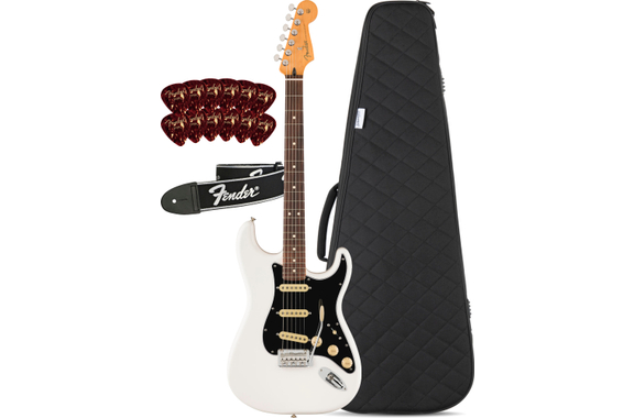 Fender Player II Stratocaster RW Polar White Set image 1