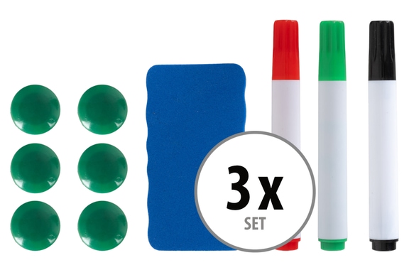 Kit de Accesorios Pronomic WBA-6090 para Pizarra Blanca 3x Set image 1