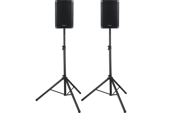 Pronomic C-210 MA Caja Activa 10" 400 Vatios Set con Soportes image 1