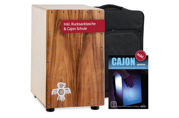 XDrum PERC CP-483 Cajon Peruana Koa Set incl. École de Cajon image 1