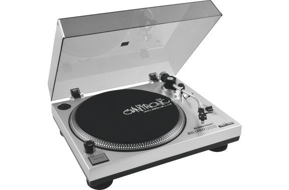 Omnitronic BD-1380 USB Turntable Silver image 1
