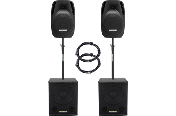 Pronomic 215S-212A Sistema PA Activo 900 Vatios image 1