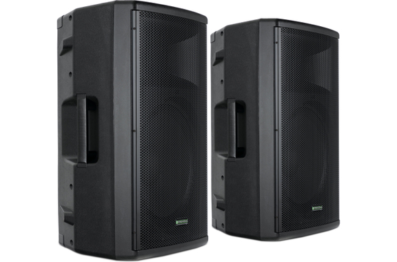 Pronomic E-215 MA 15" Actieve Speaker 500 Watt Stereo Set image 1