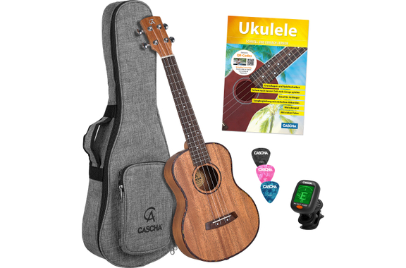 Cascha 2049 Tenor Ukulele Mahogany Set image 1
