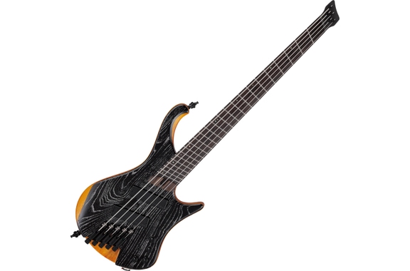 Ibanez EHB1135MS-SKL E-Bas Silver Wave Black Low Gloss image 1
