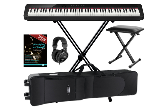 Casio PX-S1100 BK Privia Digitalpiano Zwart Stage Set image 1