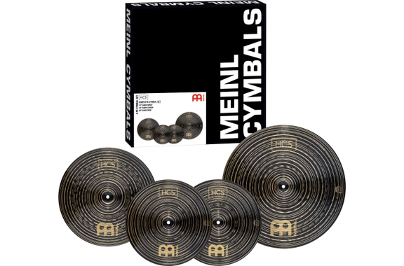 Meinl HCSD141620 HCS Dark Complete Cymbal Set image 1