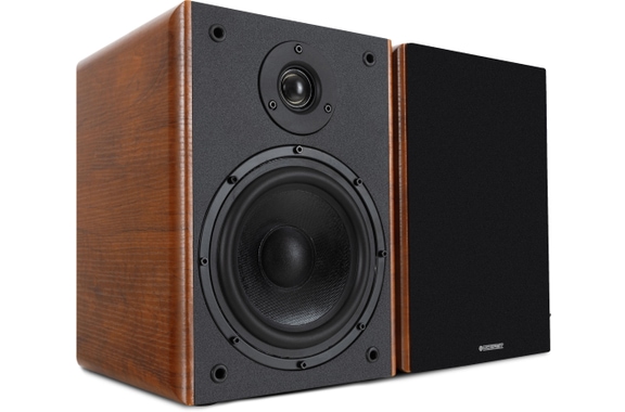 McGrey BSS-365 BN 6,5" HiFi Regallautsprecher Paar braun 2x 60W RMS image 1