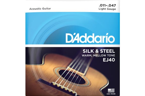 D'Addario EJ40 Silk & Steel image 1