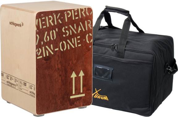 Schlagwerk CP403RED Cajon 2inOne Red Edition - Medium Set inkl. Tashe image 1