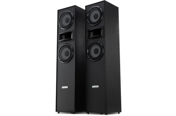 McGrey HTS-65320 BK Pareja de Altavoces de Pie HiFi negros 2x 80W RMS image 1