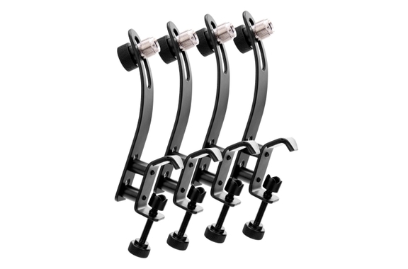 Pronomic DMK-10 Morsetto Microfono Batteria Set 4 Pezzi image 1
