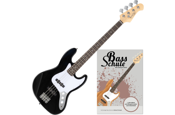 Rocktile Fatboy II BK E-Bass Black Set inkl. Schule image 1