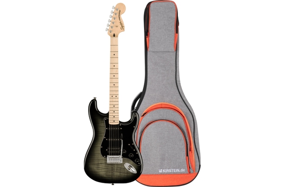 Set Squier Affinity Stratocaster Black Burst Con Gigbag image 1