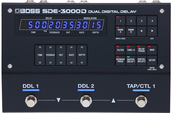 Boss SDE-3000D Dual Delay Pedal  - 1A Showroom Modell (Zustand: wie neu, in OVP) image 1