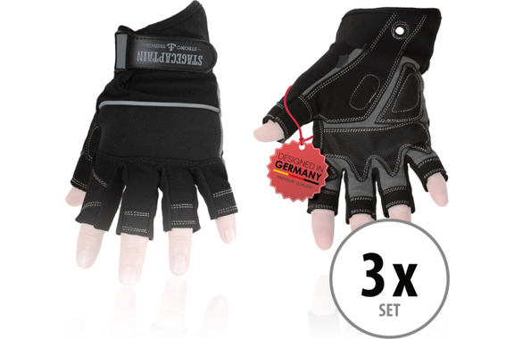 Stagecaptain RGL-0F Rigger Handschoenen Maat XL 3x Set image 1
