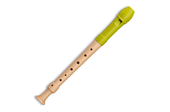Mollenhauer Fipple "Lere" Flûte à Bec Soprano Vert Pomme Allemande image 1