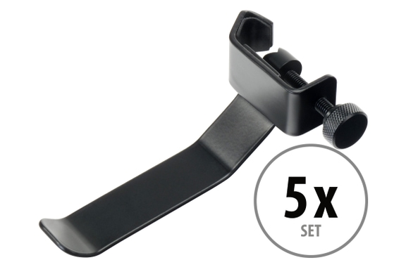 Pronomic HH1 Support Casque Noir Lot de 5 image 1