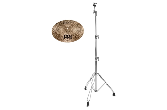 Meinl Byzance Dark 18" Crash + gerader Beckenständer Set image 1