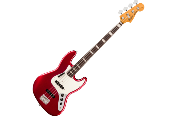 Fender Vintera III Early 70s Jazz Bass Candy Apple Red image 1