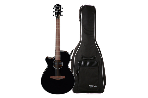 Ibanez AEG50L-BKH Gitarre Black Set mit Tasche image 1
