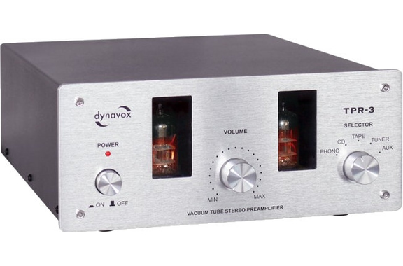 Dynavox TPR-3 Preamplificador De Válvulas Phono Plateado image 1