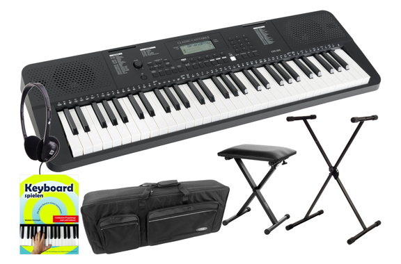 Classic Cantabile CPK-203 Keyboard Deluxe Set image 1