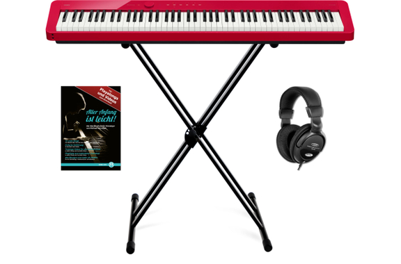 Casio PX-S1100 RD Privia Digitalpiano Rosso Set image 1