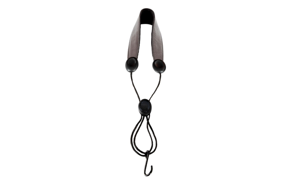 Classic Cantabile SGL Saxophone Strap Leather Silver image 1