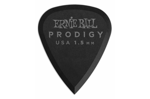 Ernie Ball 9199 Prodigy Standard Púa 1,5 Mm Paquete De 6 Negro image 1
