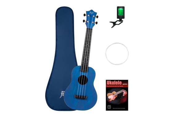 Flight TUC35 Dark Blue Travel Set Ukulélé Concert image 1