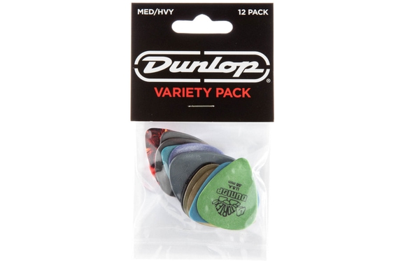 Dunlop PVP 102 Variety Picks MED/HVY 12-er Pack image 1