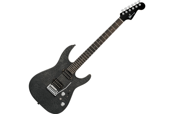 Charvel Pro-Mod Plus Dinky DK24 HH 2PT E Quilt Maple Midnight Ocean image 1