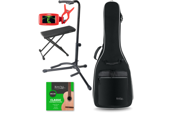 Rocktile 5-delige Accessoireset voor 3/4 & 7/8 Concertgitaar image 1