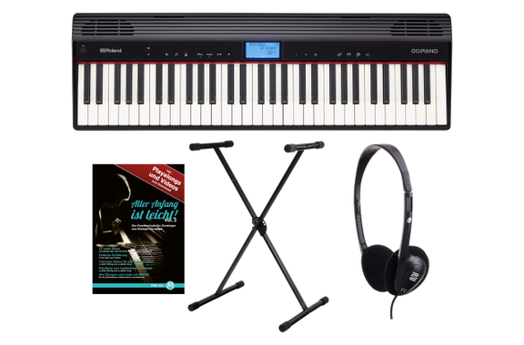 Roland GO:PIANO Digital Piano Black image 1