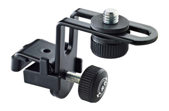K&M 24030 Microphone Holder for Drums Black image 1