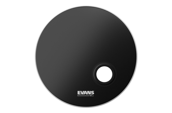 Evans EMAD Parche Resonante Para Bombo Black 20\" image 1