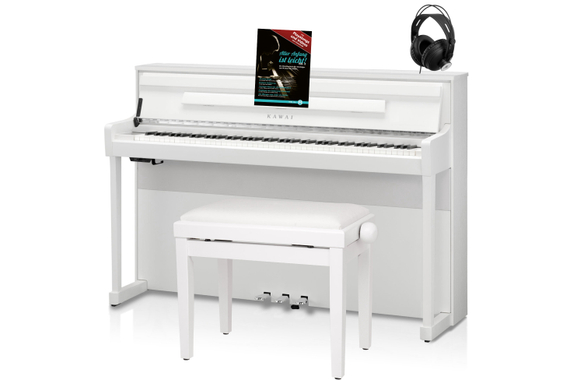 Kawai CA-901 W Digitalpiano wit mat Set image 1