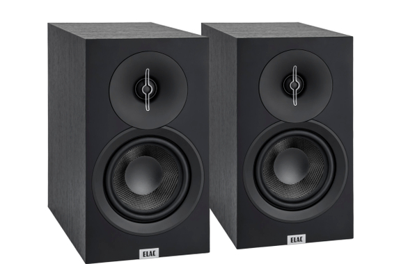 ELAC Debut B5.3 Enceintes Bibliothèque Noires Paire image 1