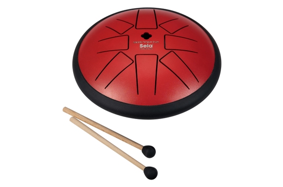 Sela Melody Tongue Drum 6" F Minor Red image 1
