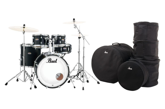Pearl DMP925S/C227 Decade Maple Satin Slate Black Set inkl. Gigbags image 1